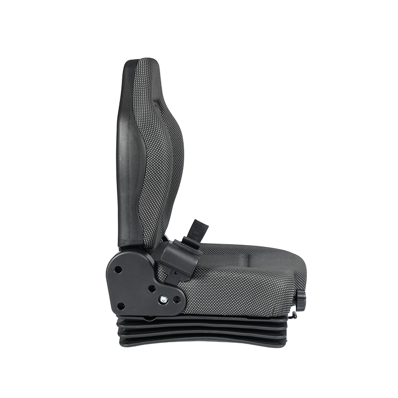 BF6-3 EN13490 Ghế xe tải tầm cao được chứng nhận IT1 có dây an toàn có thể thu vào & giảm xóc & công tắc OPS cho xe nâng chạy pin lithium Tương thích với Hurr, Jungheinrich