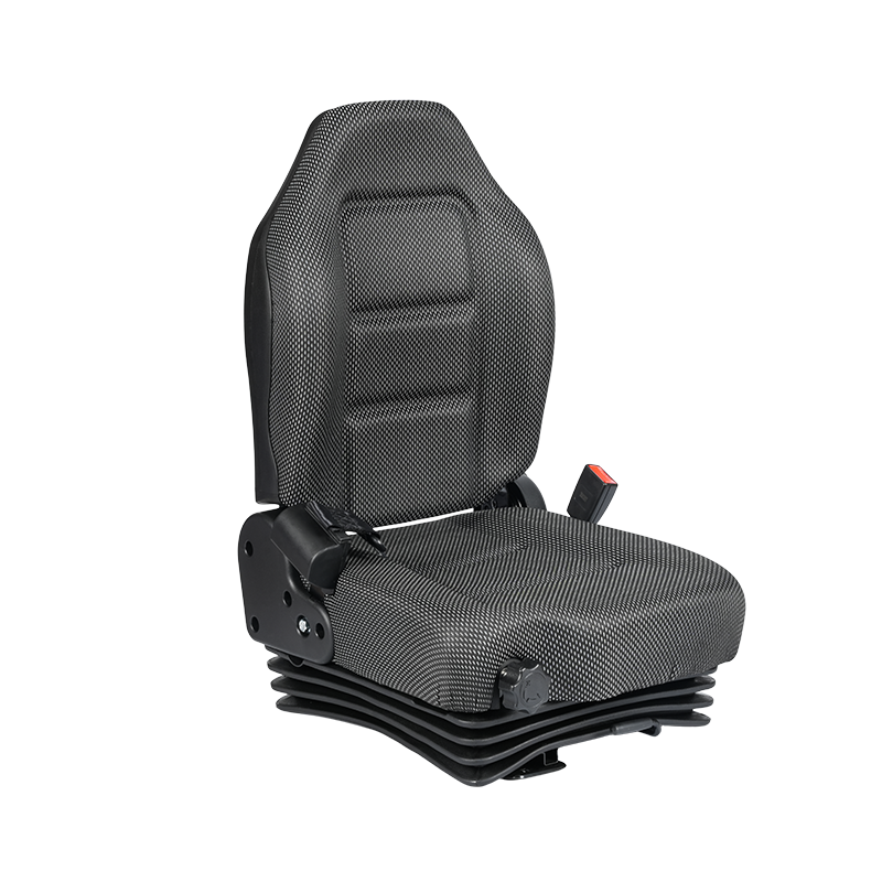 BF6-3 EN13490 Ghế xe tải tầm cao được chứng nhận IT1 có dây an toàn có thể thu vào & giảm xóc & công tắc OPS cho xe nâng chạy pin lithium Tương thích với Hurr, Jungheinrich